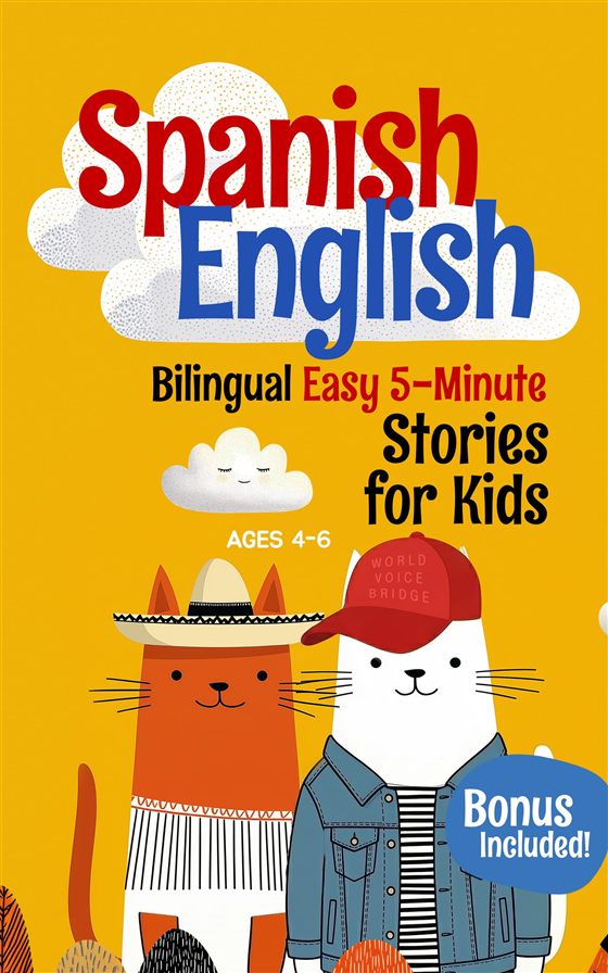 Spanish-English Bilingual Short Stories for Kids, book cover