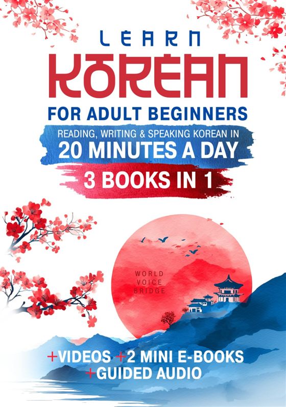 Learn Korean for Adult Beginners, book cover