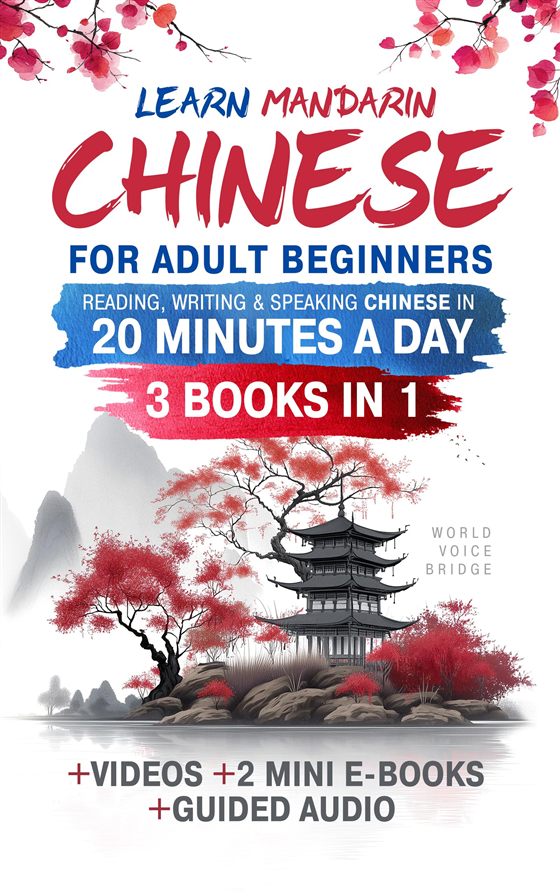 Learn Mandarin Chinese for Adult Beginners, book cover