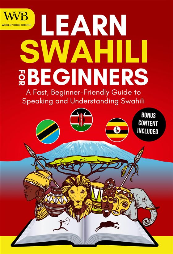 Learn Swahili for Beginners, book cover